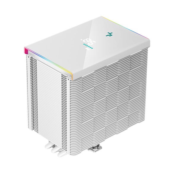 DeepCool AK500 Digital WH 28dB 4pin csatlakozó 5 db heatpipe  12cm  PWM fehér CPU Cooler 