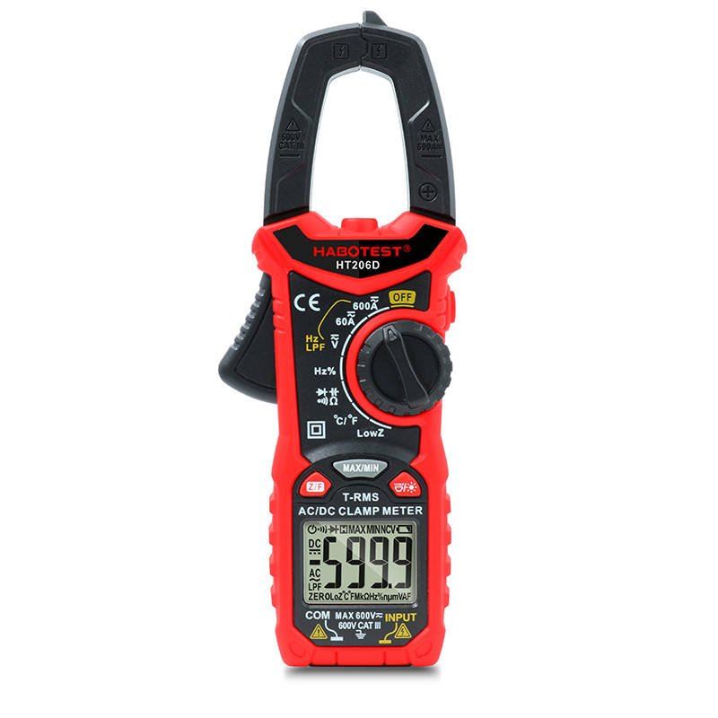 Habotest HT206D digitális lakatfogó multiméter Habotest HT206D digitális lakatfogó multiméter