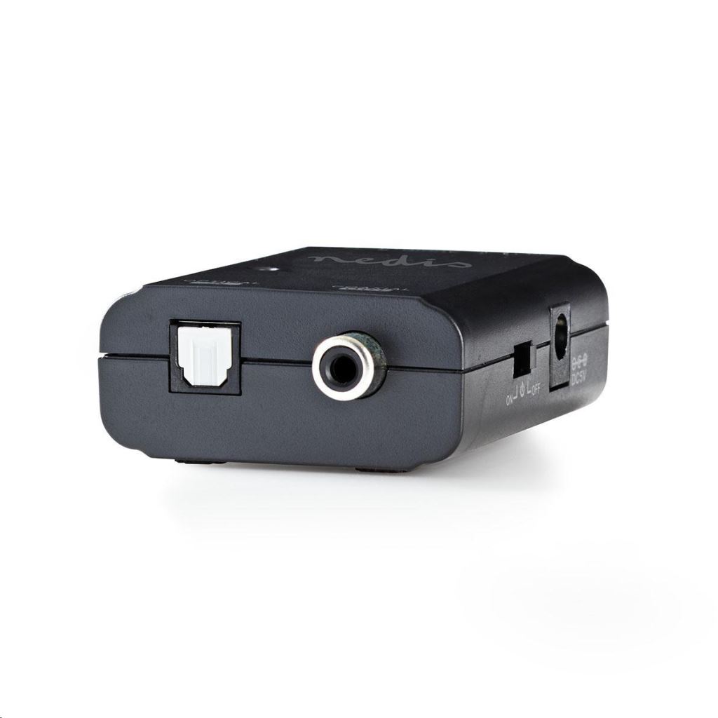 Nedis ACON2500AT digitális audiokonverter 1-irányú - Digitális RCA (S/PDIF) -> TosLink