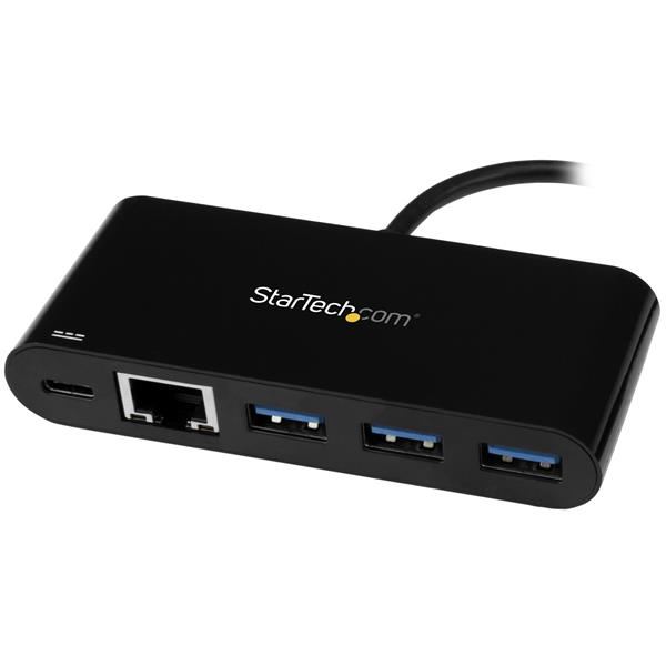 StarTech.com USB/Ethernet Combo Hub (HB30C3AGEPD) StarTech.com USB/Ethernet Combo Hub (HB30C3AGEPD)
