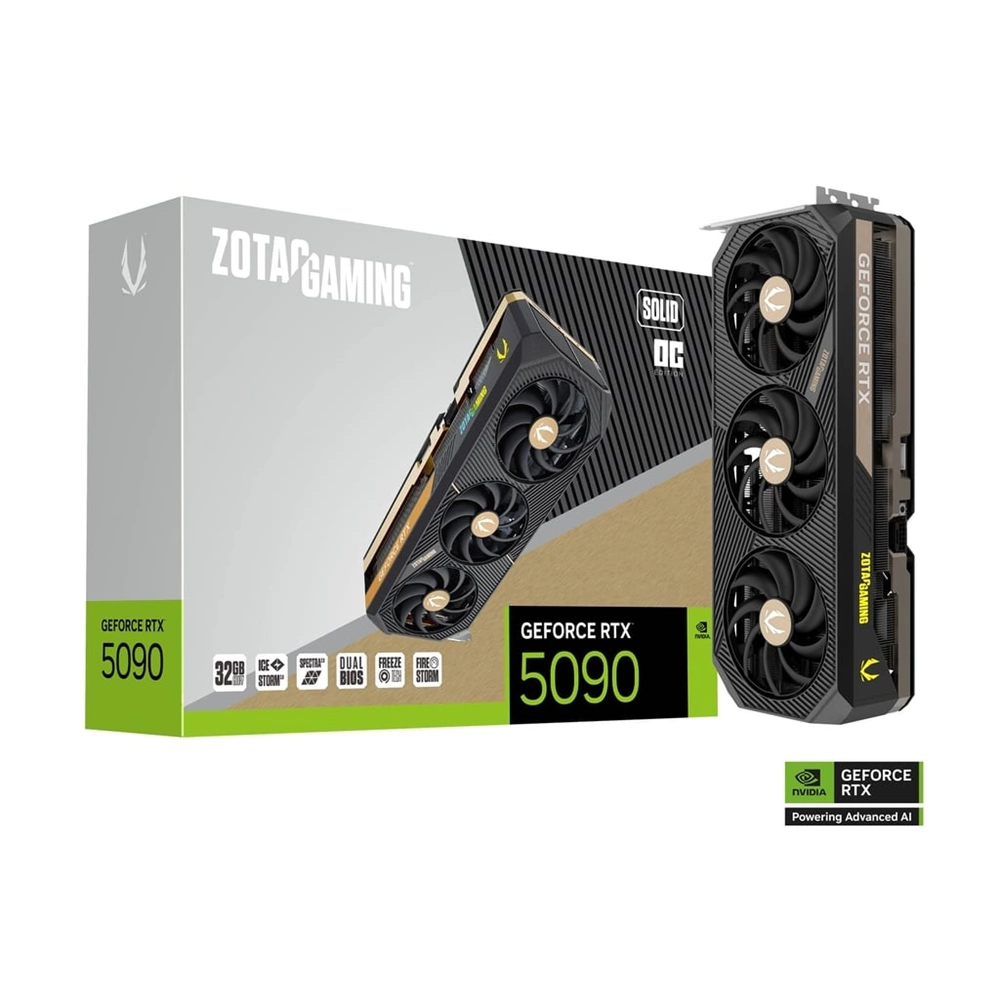 ZOTAC GAMING GEFORCE RTX 5090 SOLID OC  Videokártya