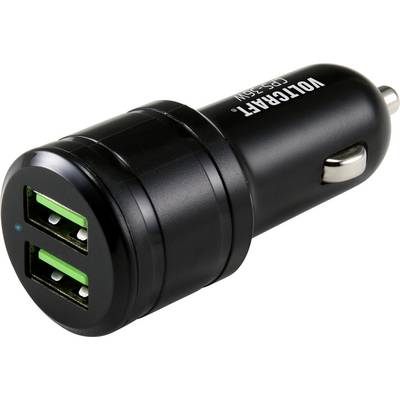 VOLTCRAFT CPS-36W Személygépkocsi USB-s töltőkészülék Kimeneti áram (max.) 3 A 2 x USB VOLTCRAFT CPS-36W Személygépkocsi USB-s töltőkészülék Kimeneti áram (max.) 3 A 2 x USB