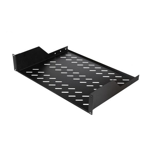 Equip Rackszekrény kiegészítő EZFS-19-2-80-B Fix polc 19" 2U Mélység: 550mm Fekete Equip Rackszekrény kiegészítő EZFS-19-2-80-B Fix polc 19" 2U Mélység: 550mm Fekete