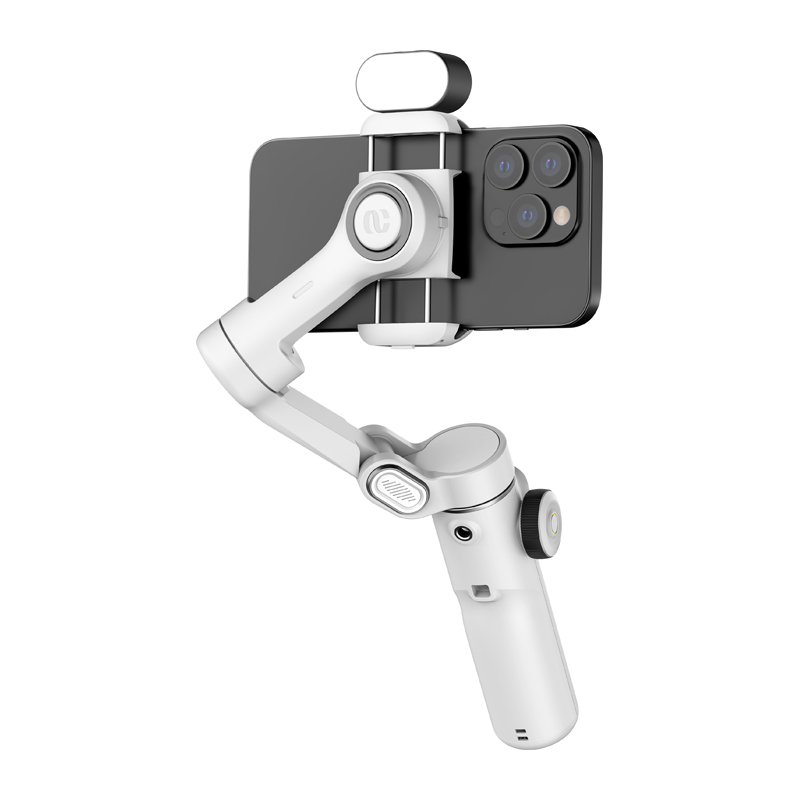 AOCHUAN X2 stabilizátor RGB-megvilágítással (fehér)