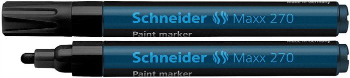 SCHNEIDER "Maxx 270" lakk marker 1-3mm fekete (TSC270FK) SCHNEIDER "Maxx 270" lakk marker 1-3mm fekete (TSC270FK)