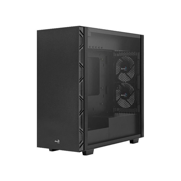 Aerocool Flo táp nélküli ház fekete (Flo-G-BK-v1)