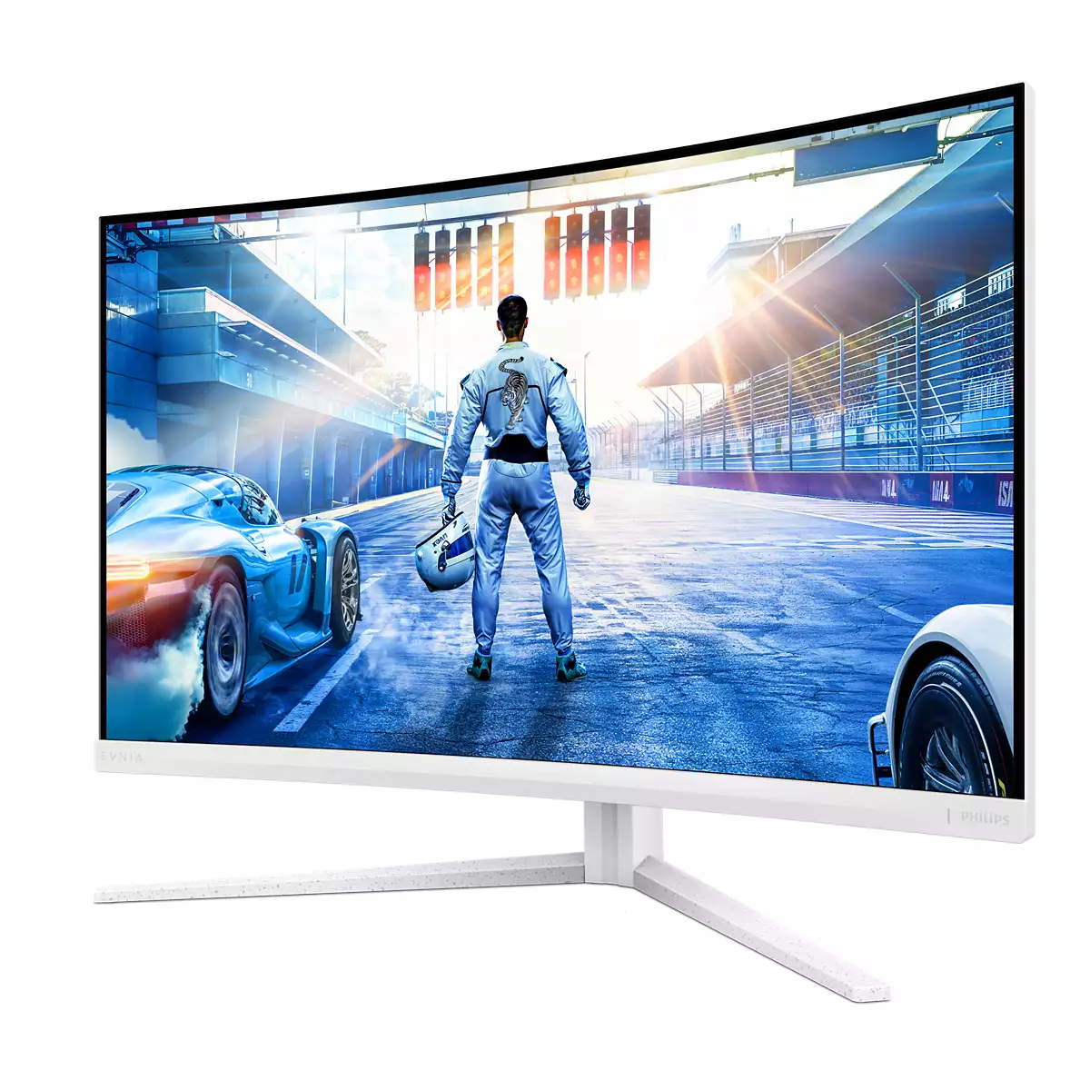 Philips 31,5" 32M2C5501 LED Monitor - 2560x1440, QHD, VA, 180Hz, 1ms, Ívelt, Gamer, Fehér