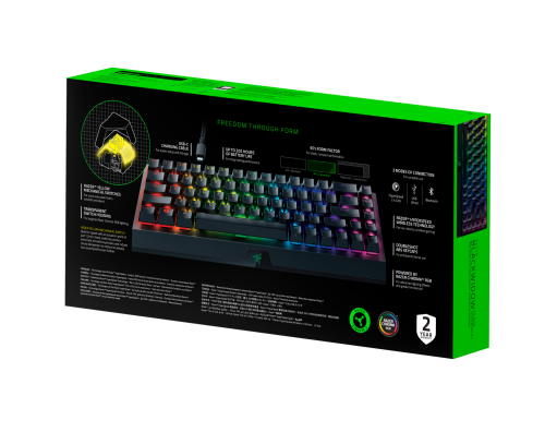 Razer BlackWidow V3 Mini HyperSpeed (Yellow Switch) Phantom Ed.  US Layout