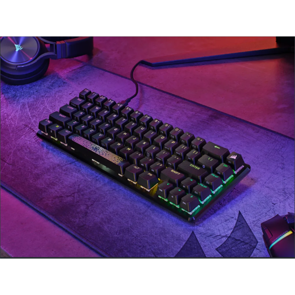 CORSAIR Vezetékes Billentyűzet Gaming K65 PRO MINI RGB 65% Optical-Mechanical US szürke CORSAIR Vezetékes Billentyűzet Gaming K65 PRO MINI RGB 65% Optical-Mechanical US szürke