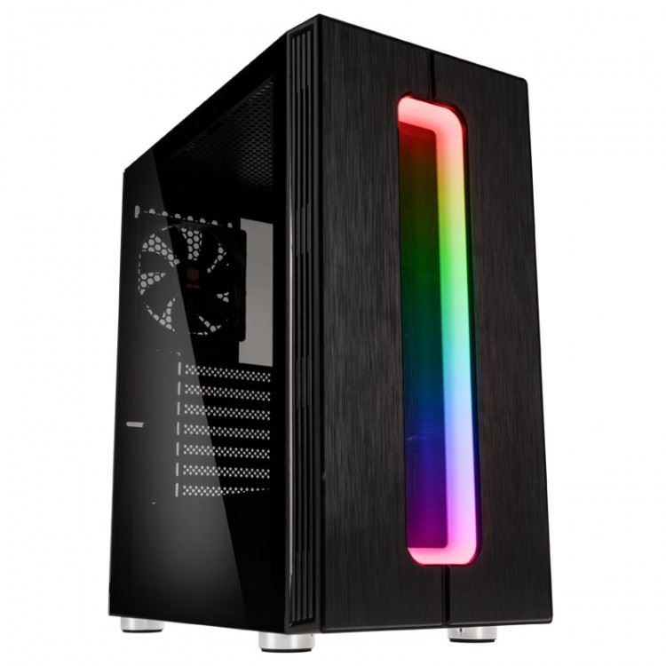 Kolink Nimbus RGB táp nélküli ablakos ház fekete Kolink Nimbus RGB táp nélküli ablakos ház fekete