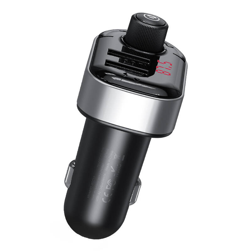 Car charger XO Smart Bluetooth TZ08 (black)