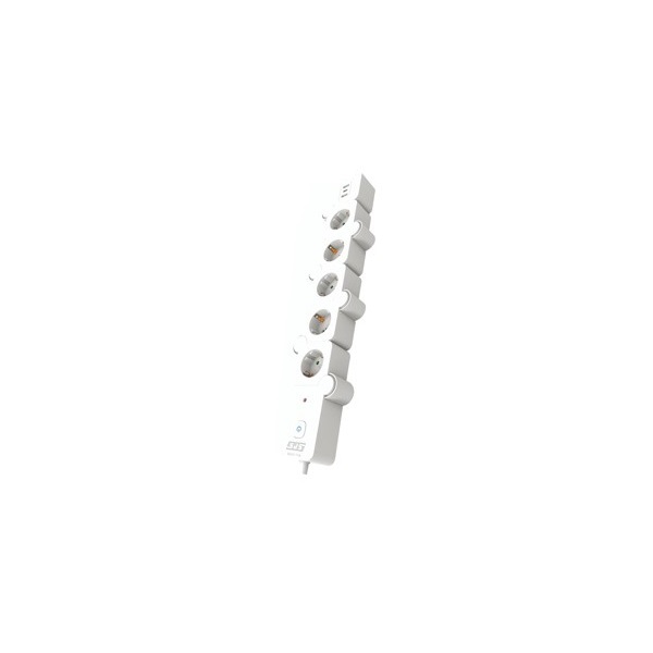 SPS SRG5-UF 1,5 méteres 5 DIN + 2 USB + 1 USB-C flexi túlfeszültségvédő elosztó SPS SRG5-UF 1,5 méteres 5 DIN + 2 USB + 1 USB-C flexi túlfeszültségvédő elosztó