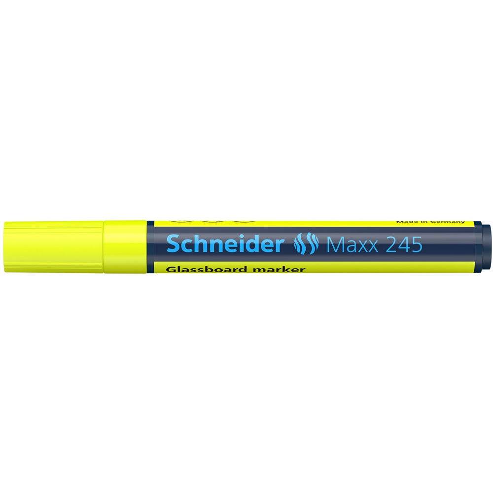 SCHNEIDER Üvegtábla marker 1-3mm,  Maxx 245 sárga (E124505)