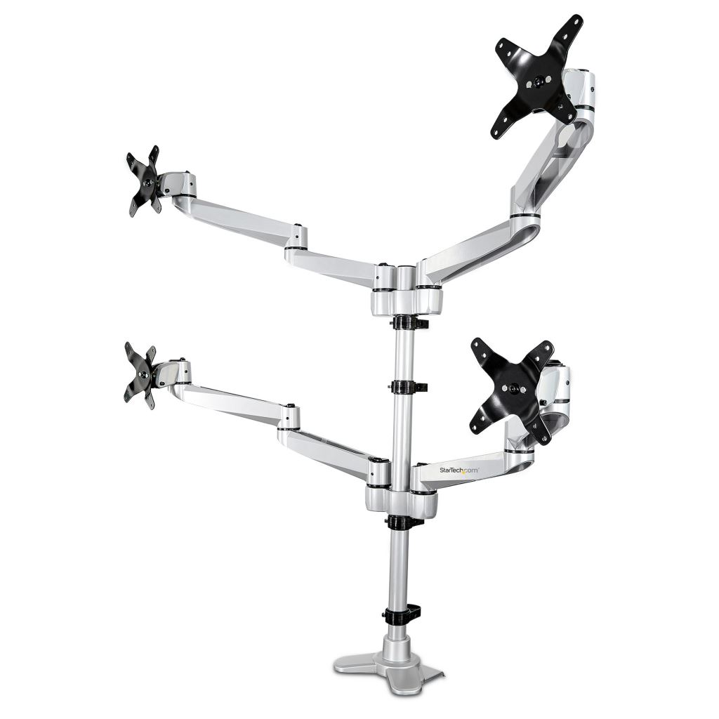 StarTech.com quad asztali moniortartó 27" (ARMQUADPS)