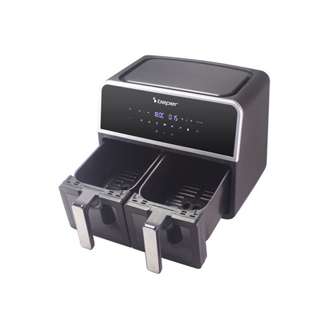 Beper P101FRI090 két kosaras forrólevegős sütő 9liter fekete
