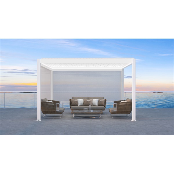 IRIS PS-103WH fehér pergola oldalfal 3 m IRIS PS-103WH fehér pergola oldalfal 3 m
