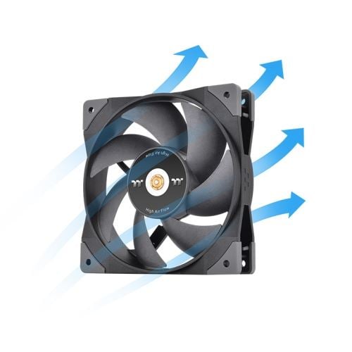 Thermaltake CL-F155-PL12BL-A SWAFAN GT12 TT Premium Edition ventilátor fekete Thermaltake CL-F155-PL12BL-A SWAFAN GT12 TT Premium Edition ventilátor fekete