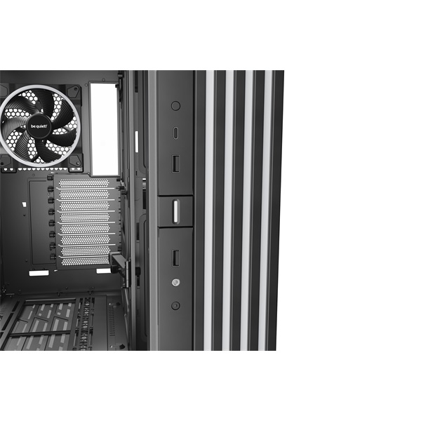 Be Quiet! LIGHT BASE 900 FX Black ATX edzett üveg oldallap Számítógépház   fekete 