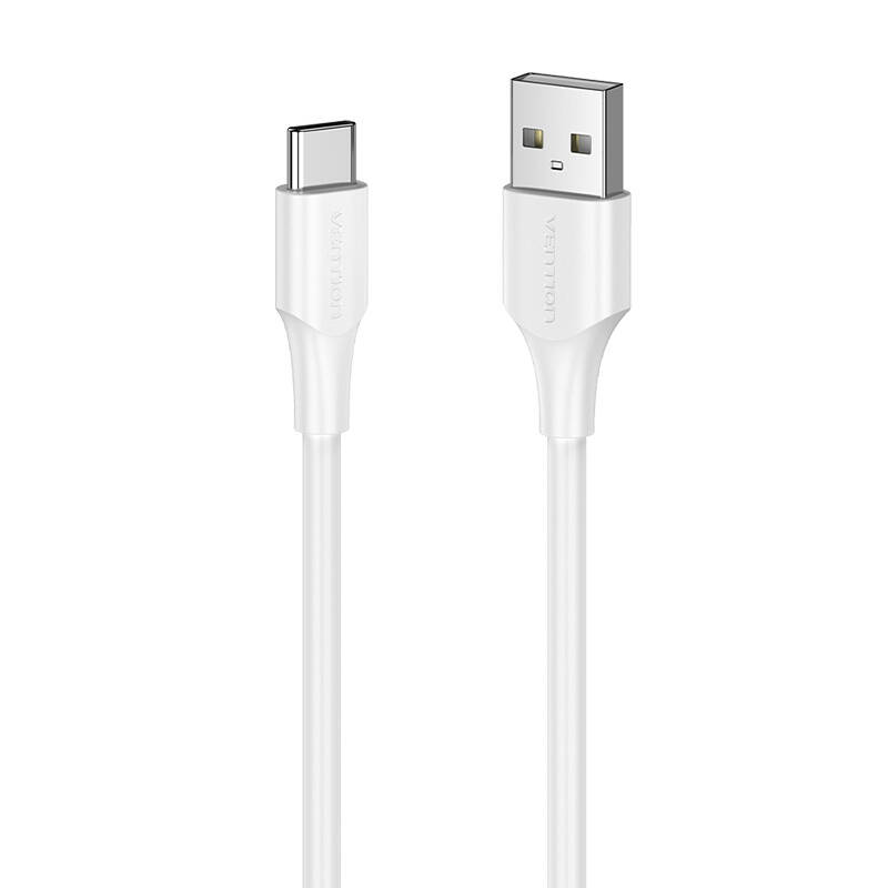 USB 2.0 A to USB-C 3A Cable Vention CTHWF 1m White USB 2.0 A to USB-C 3A Cable Vention CTHWF 1m White