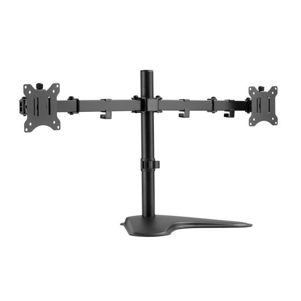 Equip 650123 dupla asztali monitortartó 17"-32" 8kg/kar fekete