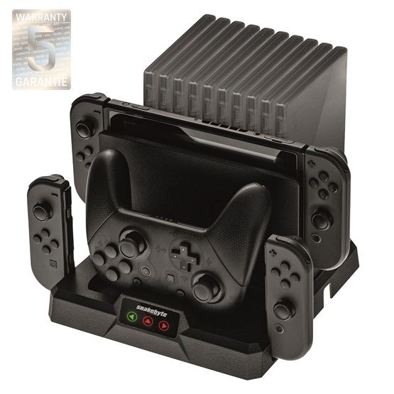 snakebyte SB916915 Nintendo Switch dupla töltőállomés és állvány 
