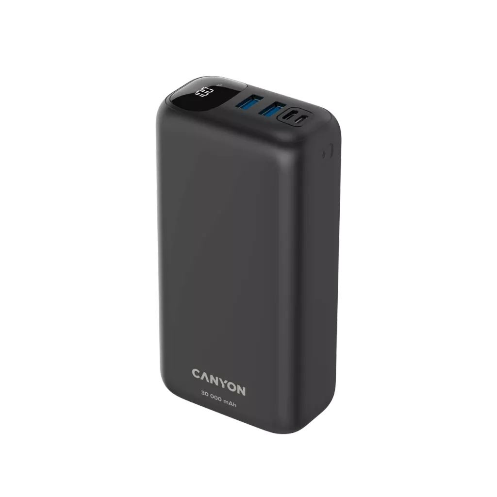 Canyon CNE-CPB301B 30000mAh Powerbank Fekete