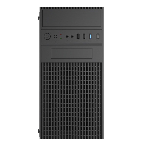 AKYGA Ház AK19BK Micro ATX Fekete, USB3.0, Type-C