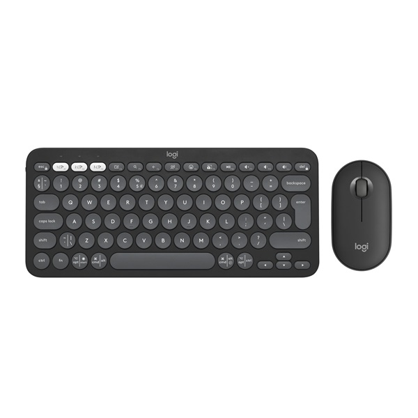Logitech 2 Combo vezeték nélküli grafit billentyűzet + egér