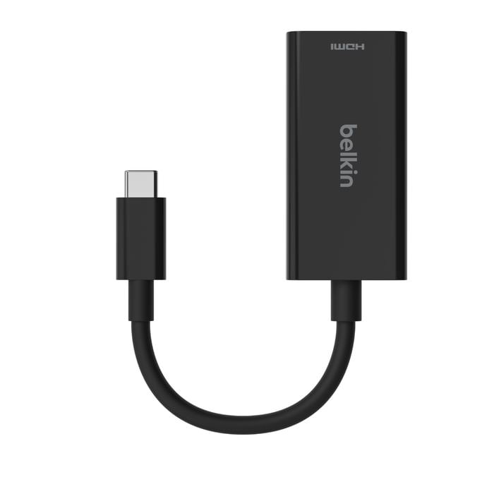 Belkin USB-C - HDMI 2.1 adapter fekete (AVC013BTBK) Belkin USB-C - HDMI 2.1 adapter fekete (AVC013BTBK)