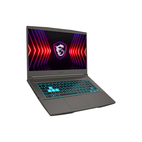 MSI Gaming NB Thin 15 B12UC-1460, 15.6" FHD 144Hz, i5-12450H, 8GB, 512GB M.2, RTX 3050 4GB, NOOS, Fekete