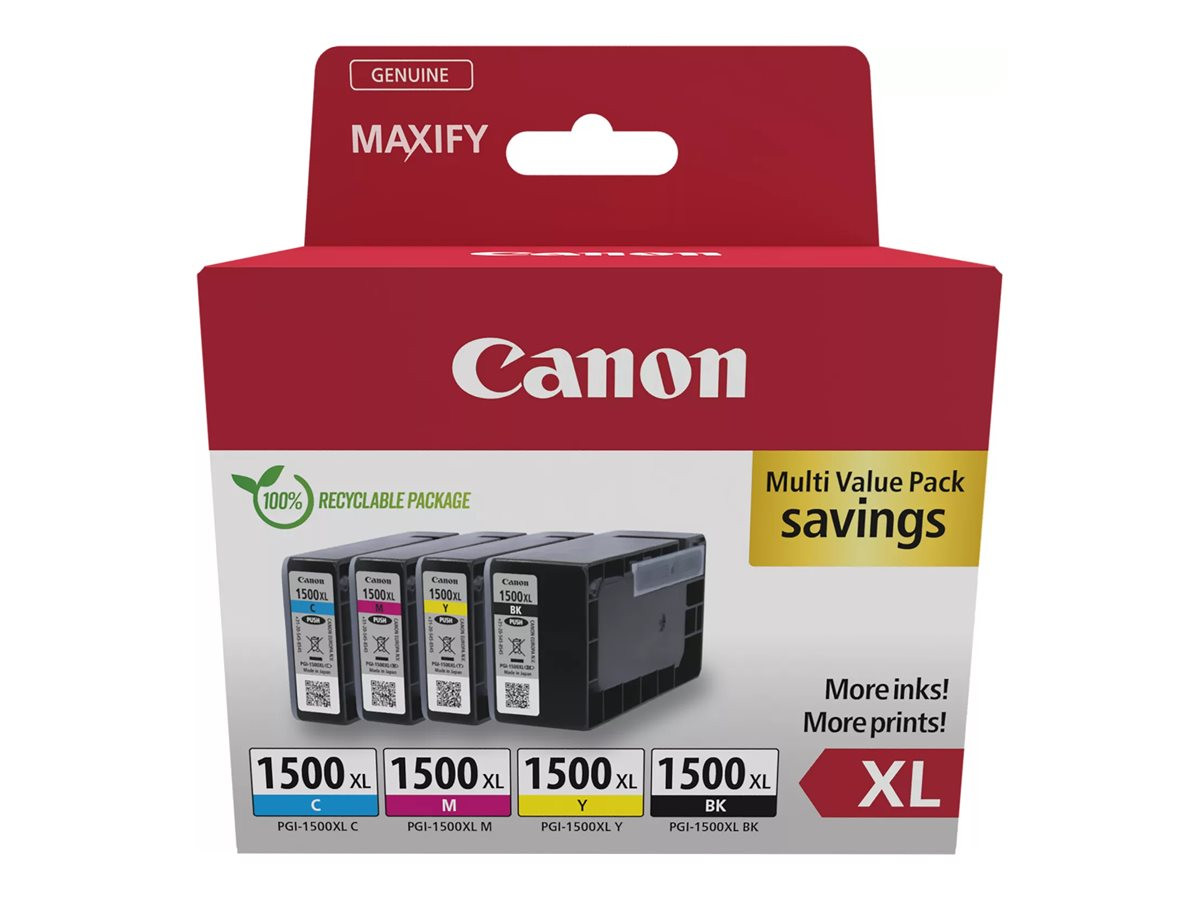 Canon PGI-1500XL Tintapatron Multipack 1x34,7 ml + 3x12 ml Eredeti