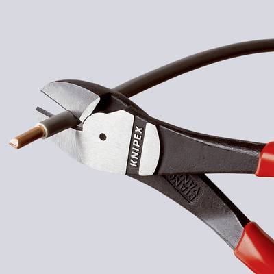 Erőkímélő oldalcsípőfogó, közepes/kemény/zongora huzal max.: O 3,8/2,7/2,2 mm, Knipex 74 01 180 Erőkímélő oldalcsípőfogó, közepes/kemény/zongora huzal max.: O 3,8/2,7/2,2 mm, Knipex 74 01 180