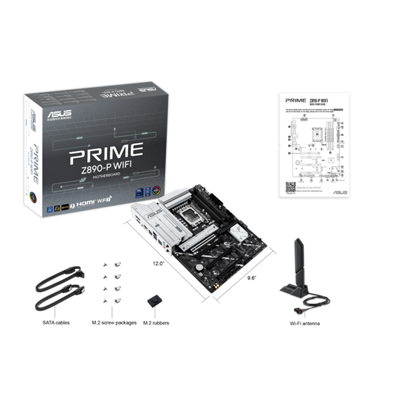 Asus Intel PRIME Z890-P WIFI LGA1851 Alaplap Asus Intel PRIME Z890-P WIFI LGA1851 Alaplap