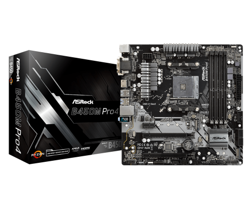ASRock sAM4 B450M PRO4 R2.0 alaplap ASRock sAM4 B450M PRO4 R2.0 alaplap
