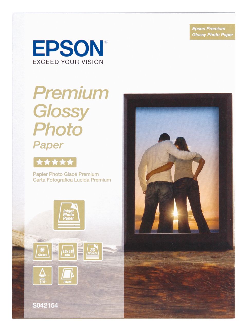 Epson fotópapír 13x18 Premium Glossy 30 lap
