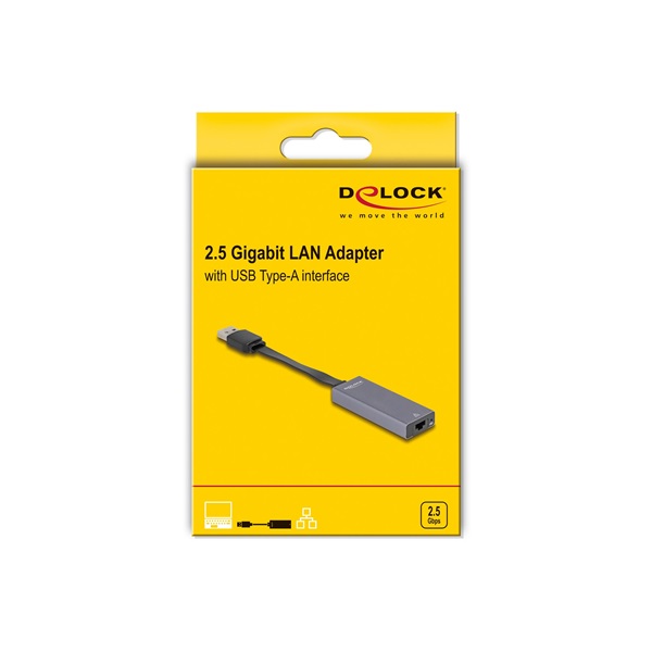 Delock 66247 USB A - 2,5 Gigabit LAN adapter Delock 66247 USB A - 2,5 Gigabit LAN adapter