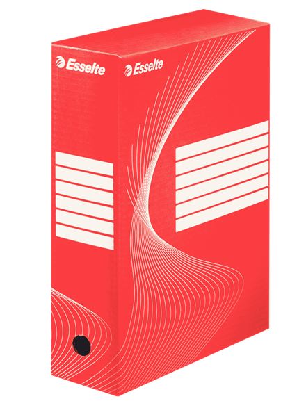 Esselte Standard archiváló doboz 100mm piros (128422)