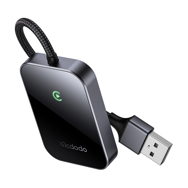 McDodo CA-7210 CarPlay vezeték nélküli adapter USB kábellel  Fekete
