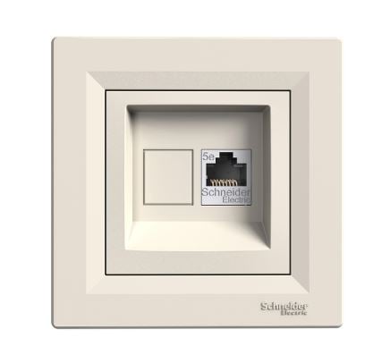Schneider EPH4300123 ASFORA 1xRJ45 Cat5e UTP aljzat bézs Schneider EPH4300123 ASFORA 1xRJ45 Cat5e UTP aljzat bézs
