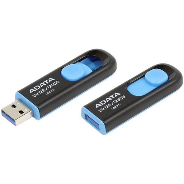 A-Data 128GB Flash Drive UV128 USB3.0  fekete-kék