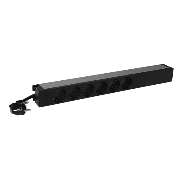 Legrand rack elosztósor 1U 19" 6 aljzat (646806)