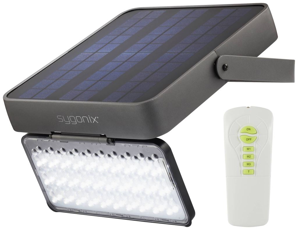 Sygonix napelemes SMD LED fali fényszóró mozgásérzékelővel fekete (SY-5275988) Sygonix napelemes SMD LED fali fényszóró mozgásérzékelővel fekete (SY-5275988)