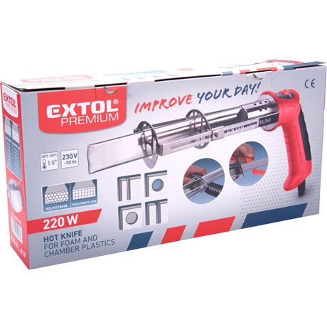 Extol Premium 8894570 POLISZTIROLVÁGÓ HŐKÉS, 220 W