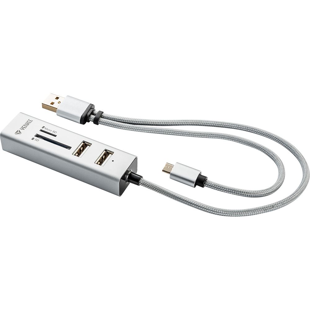Yenkee USB OTG COMBO HUB+kártyaolvasó (YHC 102SR)