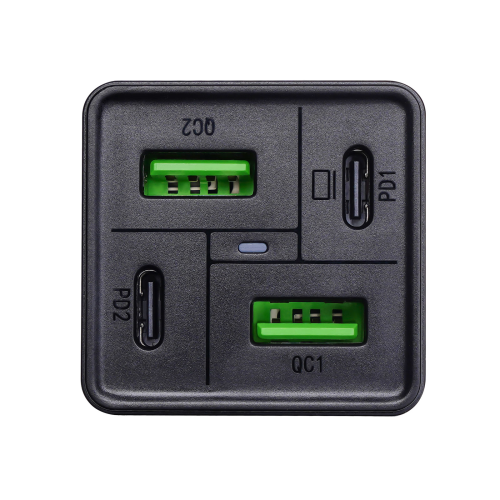 Akyga 2x USB-A + 2x USB-C PD 5-20 V / max3.25A 65W Quick Charge 4+ töltő adapter