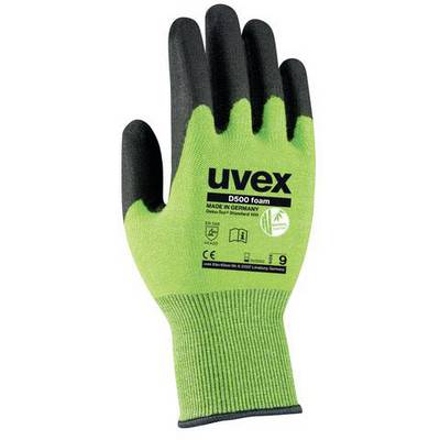 Vágás ellen védő kesztyű Méret (kesztyű): 7 EN 388 Uvex D500 foam 6060407 1 pár Vágás ellen védő kesztyű Méret (kesztyű): 7 EN 388 Uvex D500 foam 6060407 1 pár