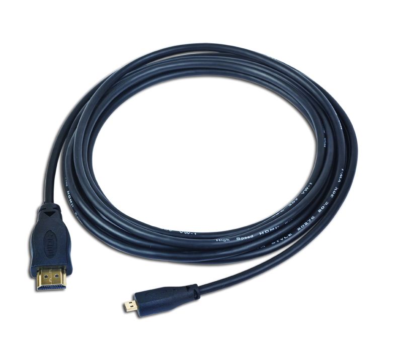 Gembird Cablexpert adatkábel HDMI v1.4 male-male 1m aranyozott csatlakozó (CC-HDMI4-1M)