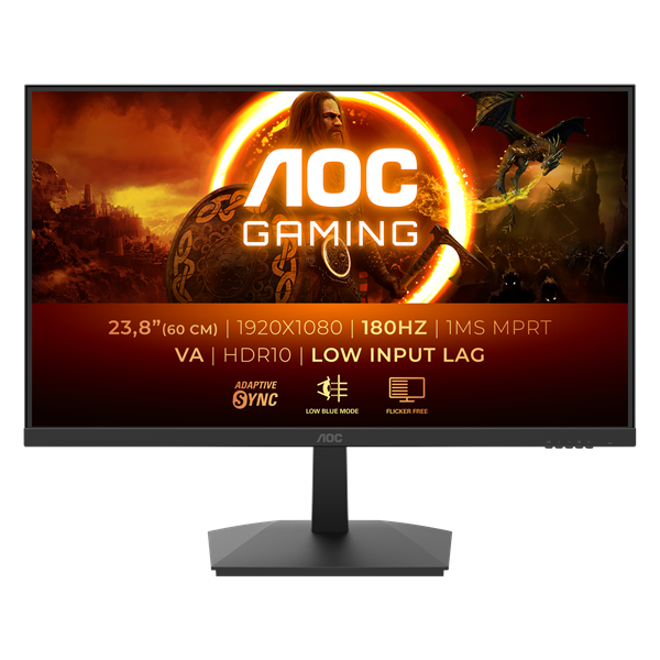 AOC Gaming 180Hz 23.8" 24G15N2 1920x1080 16:9 250 cd/m2  1 ms monitor