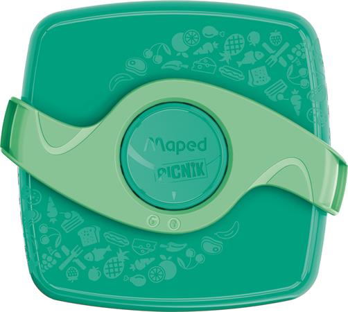Uzsonnás doboz, MAPED PICNIK  "Origins", zöld