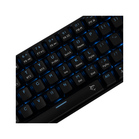  White Shark Premium GK-003111B/R-US KAIKEN vezeték nélküli mechanikus gamer billentyűzet Fekete US
